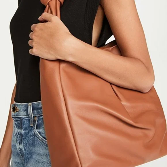 STAUD Island Knotted Leather Tote - Picture 2 of 14